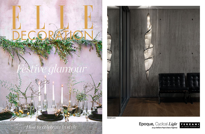 Epoque featured in Elle Decoration Uk | December Issue