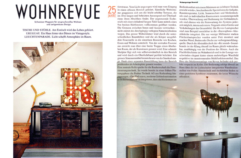 Atlantis featured in Wohnrevue