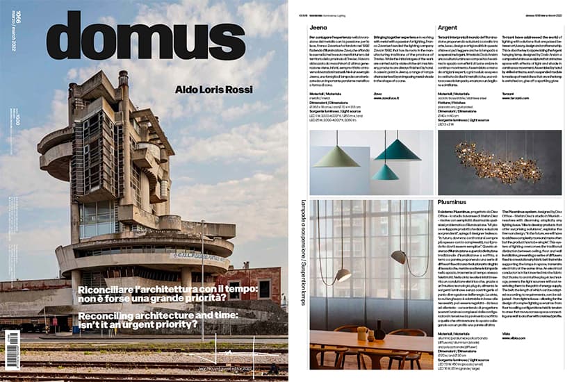 Argent featured in Domus | March issue
