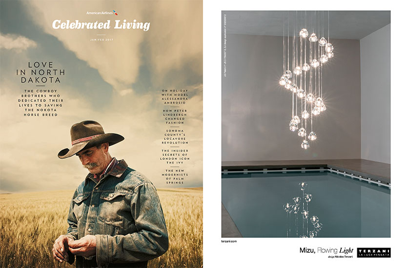 Mizu featured in Celebrated Living | January Issue | American Airlines