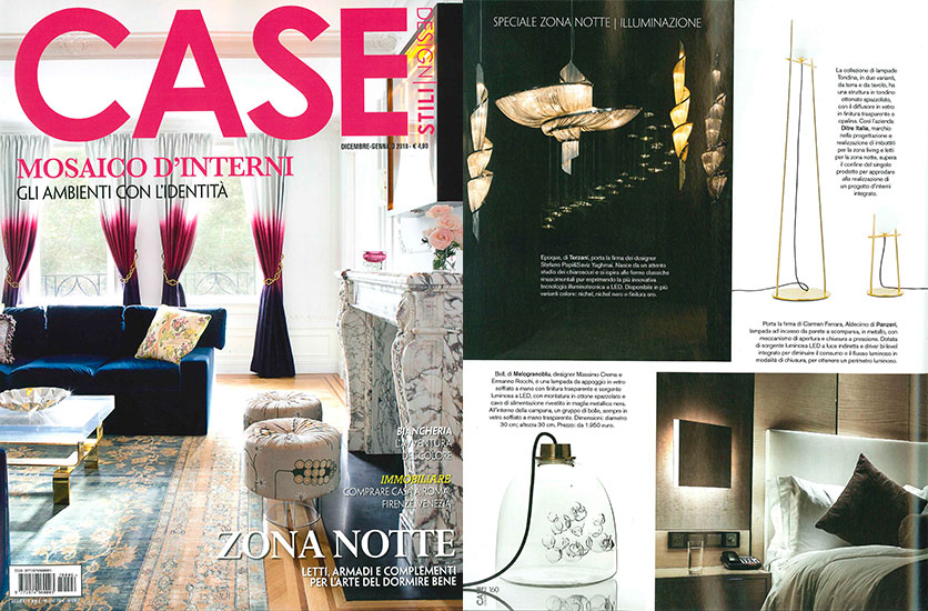 Epoque featured in Case Design Stili | December/January Issue