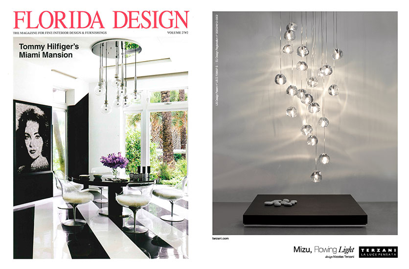 Mizu featured in Florida Design | 27.2 Issue 