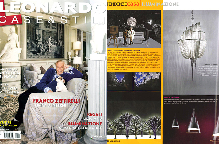 Atlantis featured in Leonardo case e stili