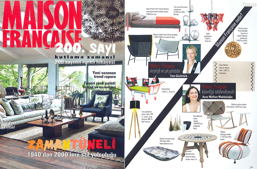 Orten'zia featured in Maison francaise