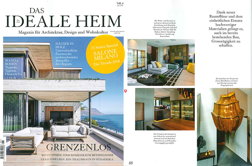 Atlantis featured in Ideale Heim | June Issue