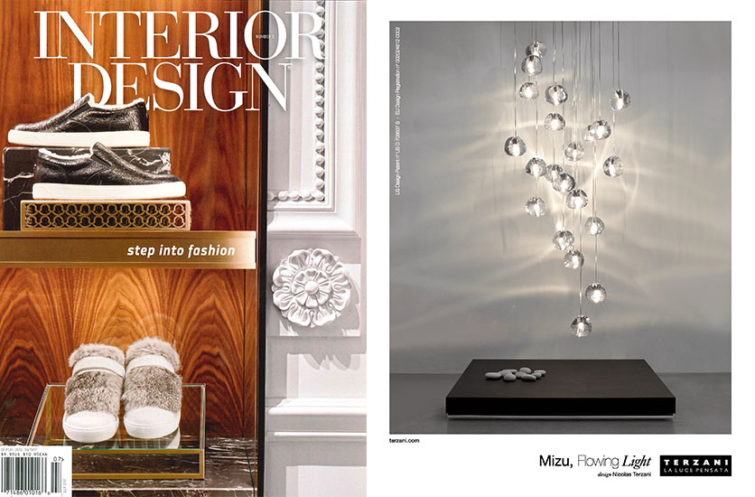 Mizu featured in Interior Design | July Issue
