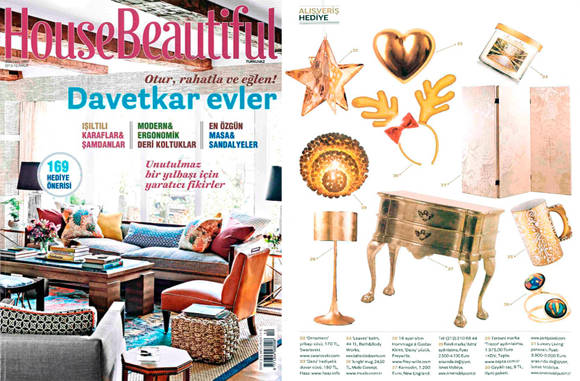 Tresor featured in House beautiful