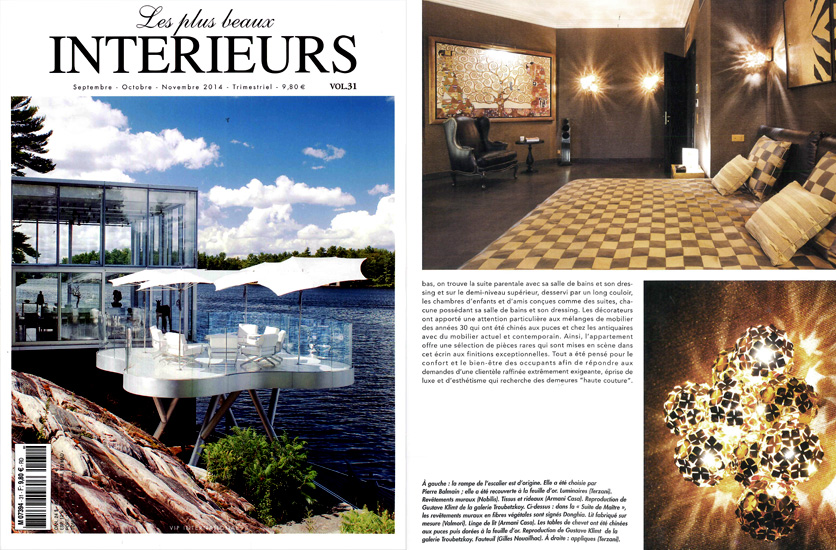 Tresor and Orten'zia featured in Interieurs