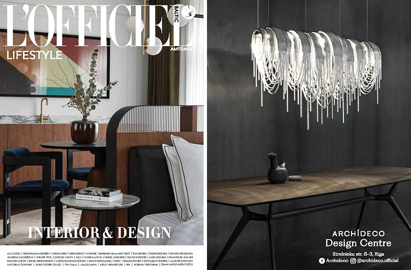 Volver & Stream featured in L'Officiel - Interior Design | October 2024