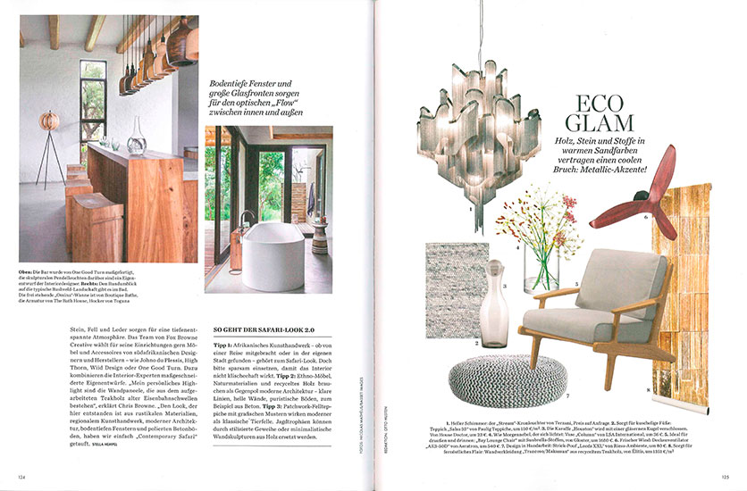 Manta & Stream featured in Elle Decoration Germany | March/April Issue