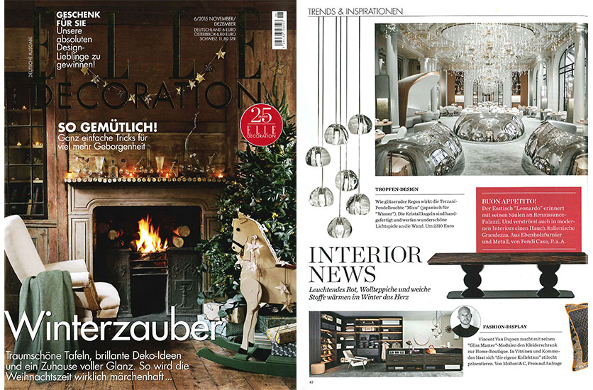 Mizu featured in Elle Decoration