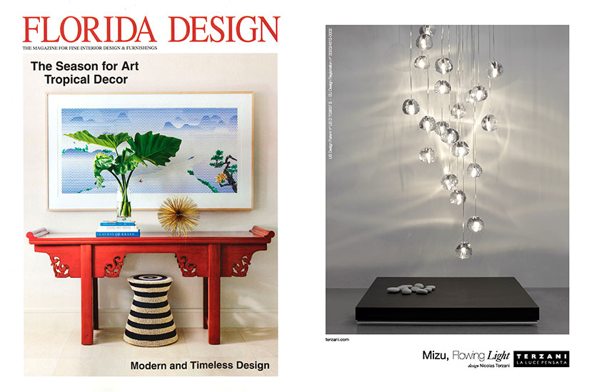 Mizu featured in Florida Design | 28.4 Issue