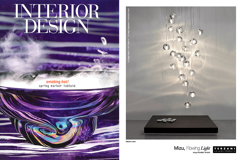 Mizu featured in Interior Design | May Issue 