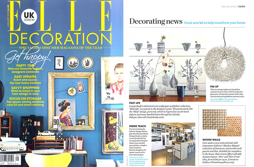 Sea Urchin featured in Elle decoration