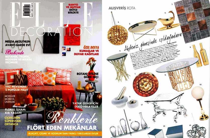 Orten'zia featured in Elle decoration