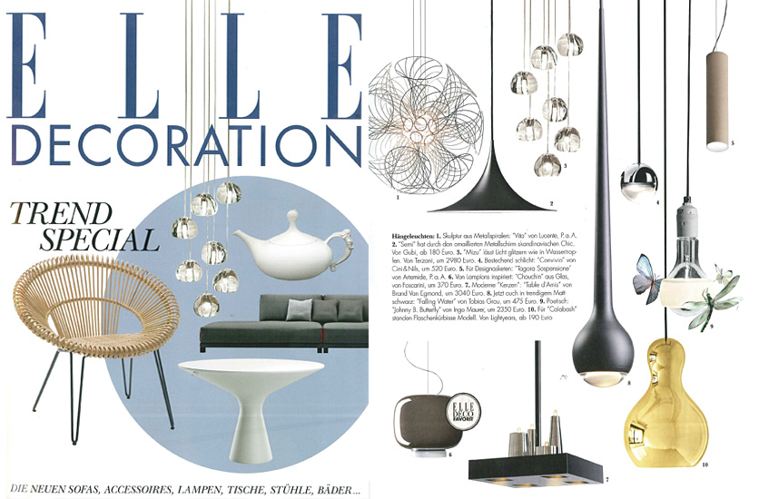 Mizu featured in Elle Decoration