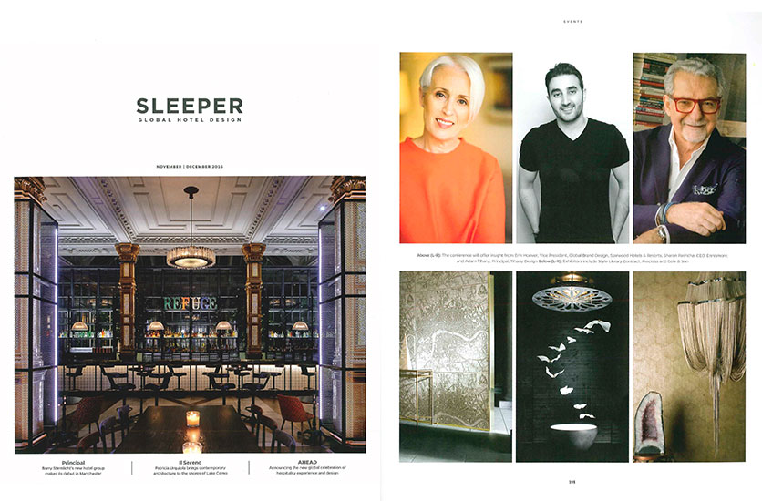 Atlantis featured in Sleeper | November/December Issue