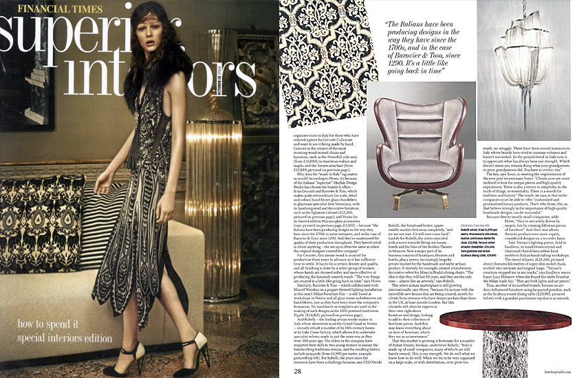 Atlantis featured in Superior Interiors