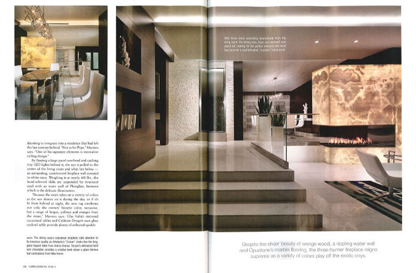 Etoile featured in Florida Design