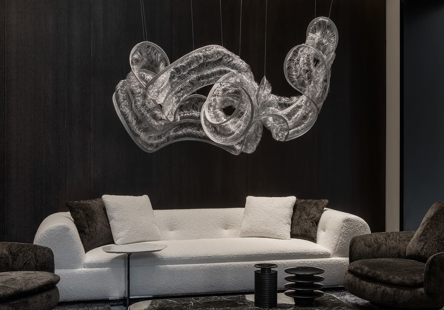 Genesis, floating  knit.