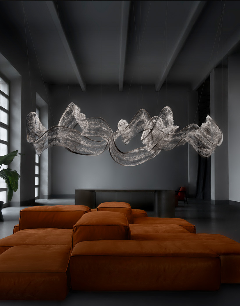 Genesis, floating  knit.