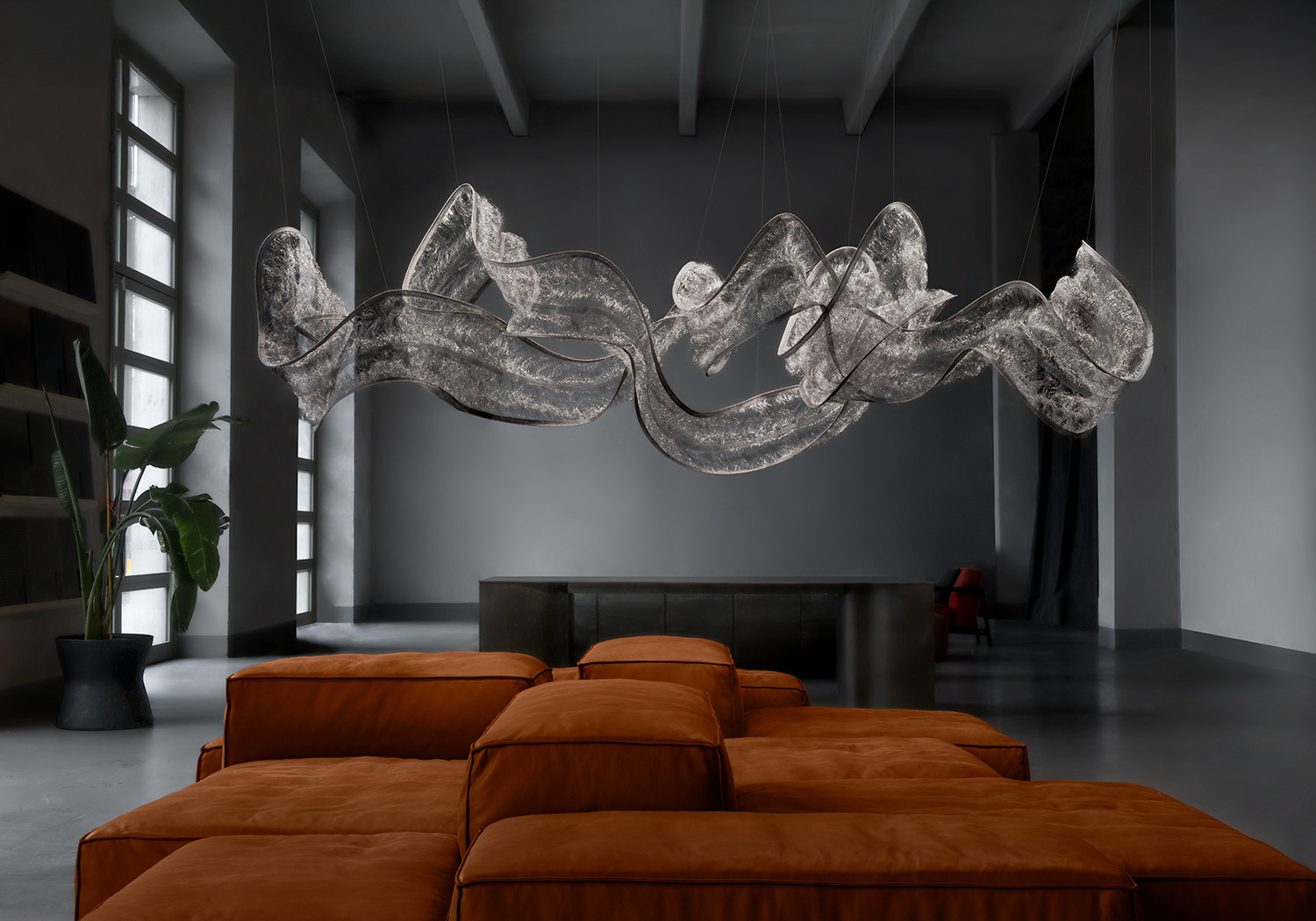 Genesis, floating  knit.