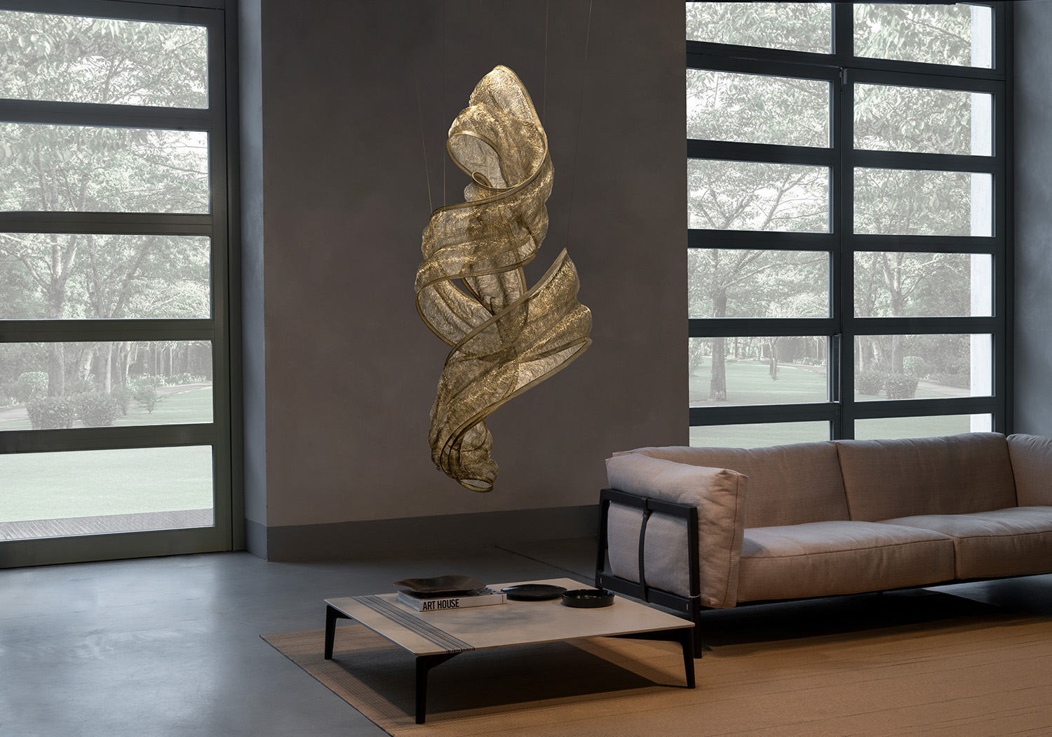 Genesis, floating  knit.