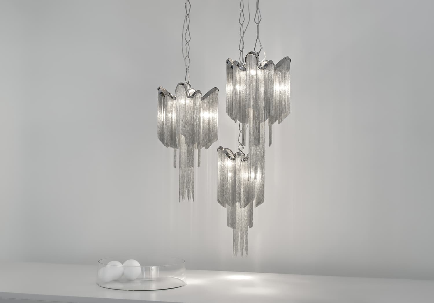 Stream, iridescent light.