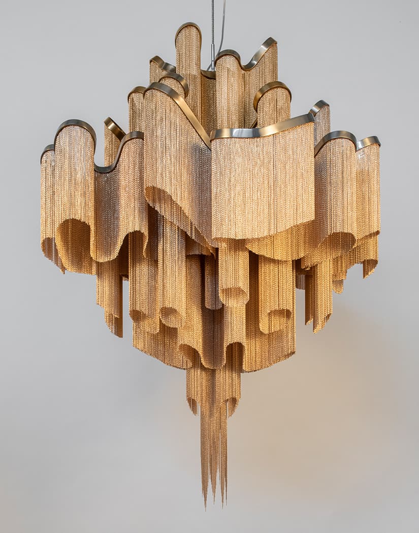 Stream, iridescent light.