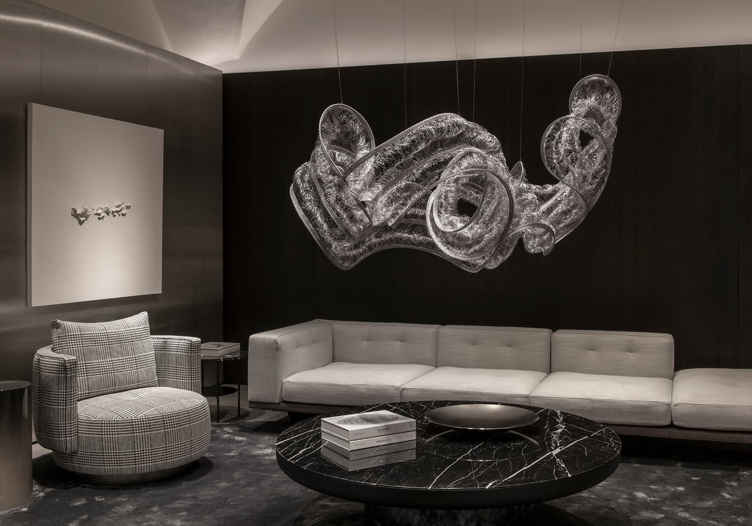 Genesis, floating  knit.