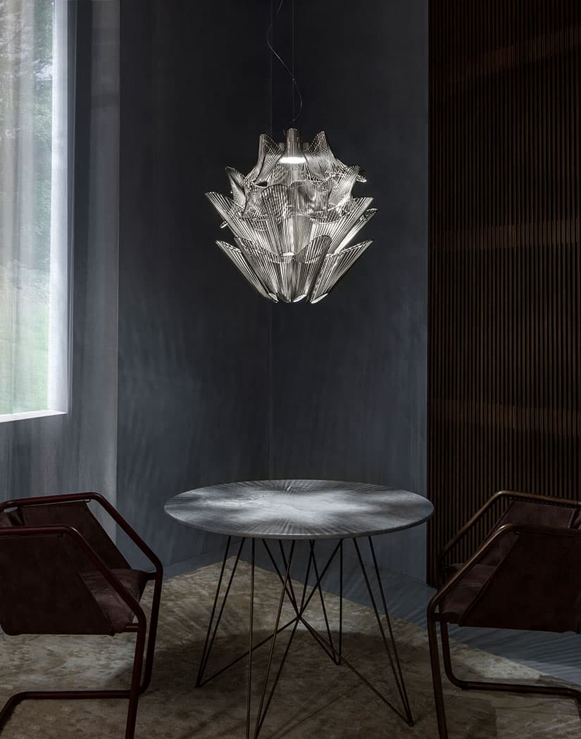 Moiré, movement with pattern.